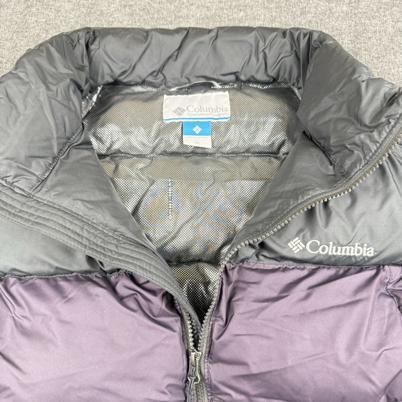 Columbia Puffer Vest Mens XL Pike Lake Purple Omni Heat Puffy Hiking Warm Winter - Picture 3 of 15